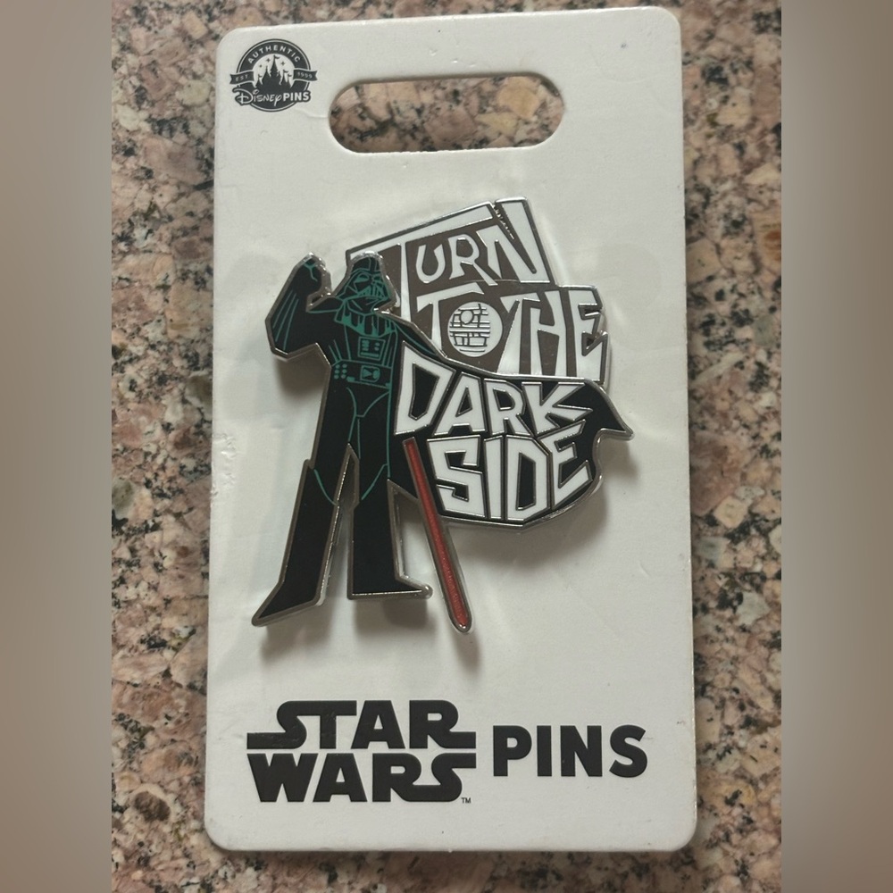 2023 Disney Parks Star Wars Darth Vader Turn to the Dark Side Pin on Pin